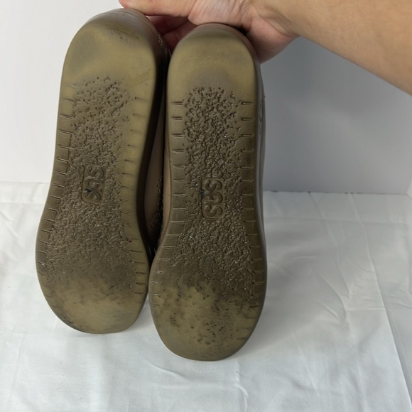 SAS Brown Leather Lace-Up Loafers Size 7 - Picture 7 of 7